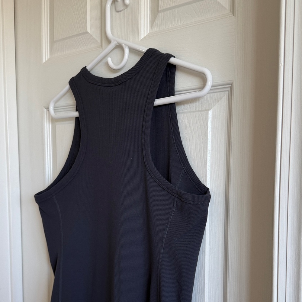 Zella Gray Sleeveless Pocket Mini Dress - Picture 9 of 9